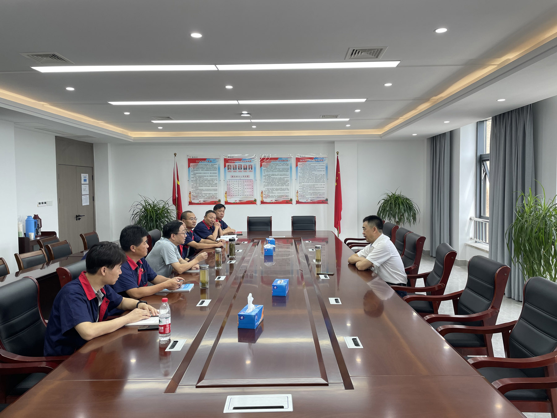 集團(tuán)公司黨委委員、總工程師周俊到公司調(diào)研 