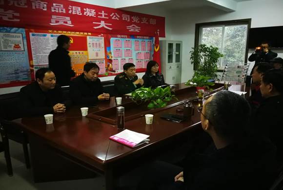 銅官區(qū)區(qū)委常委、人武部到商品混凝土公司開展專項督導(dǎo)工作
