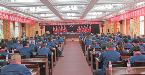 公司召開“違規(guī)決策、違規(guī)投資、違規(guī)擔保、違規(guī)招投標”專項整治動員大會